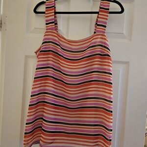 CAbi Multicolor Striped Camisole Top